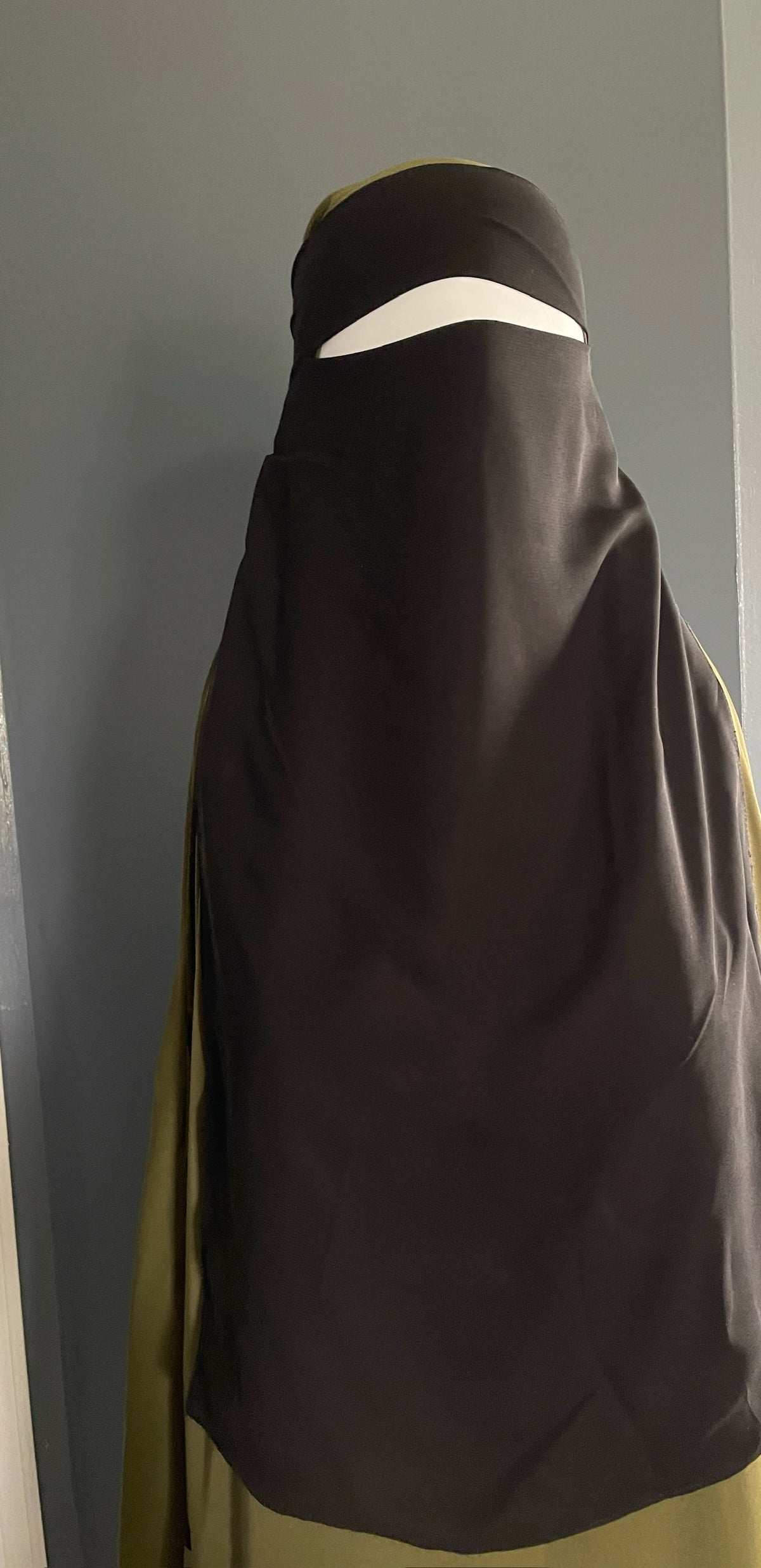 Classic one layer niqab (without elastic) – Niqabik