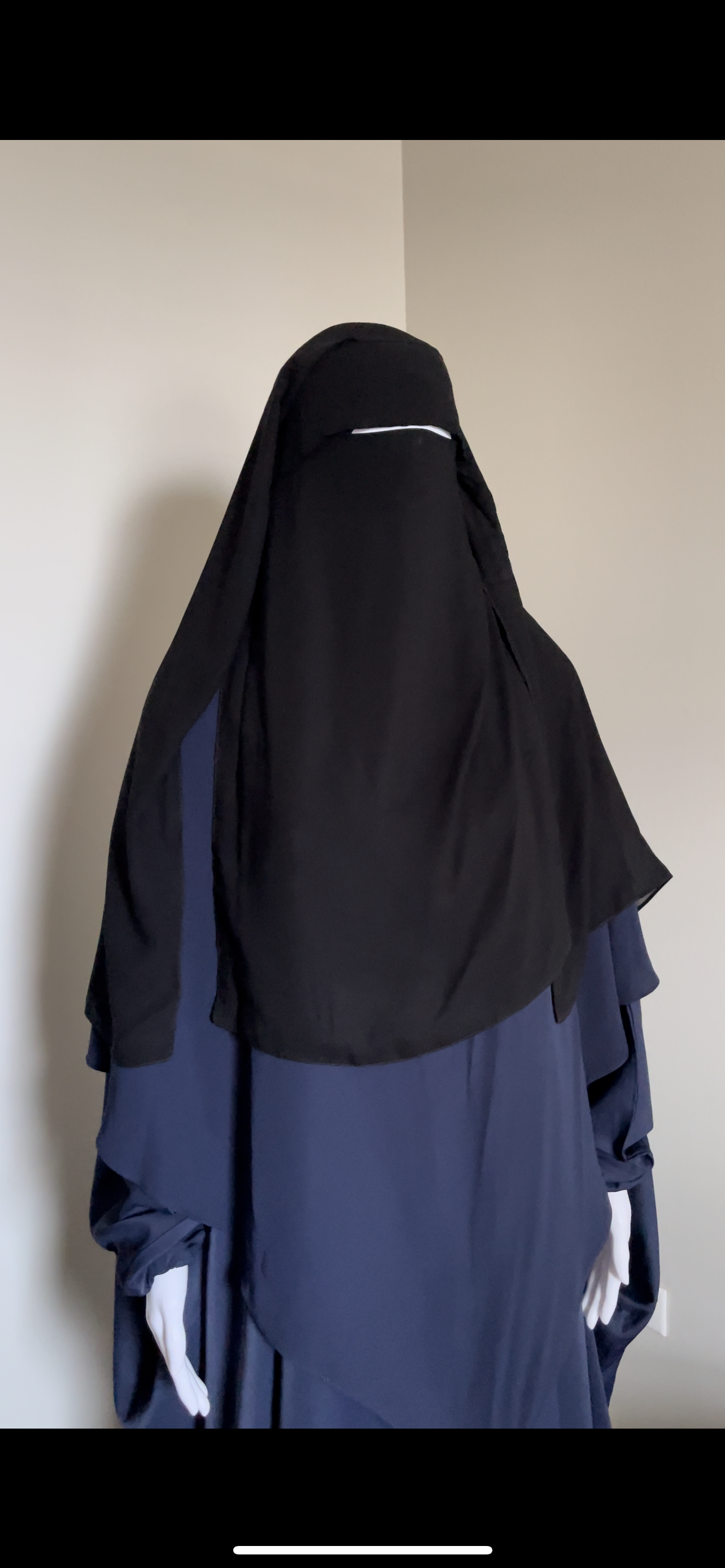 Two layer flap niqab