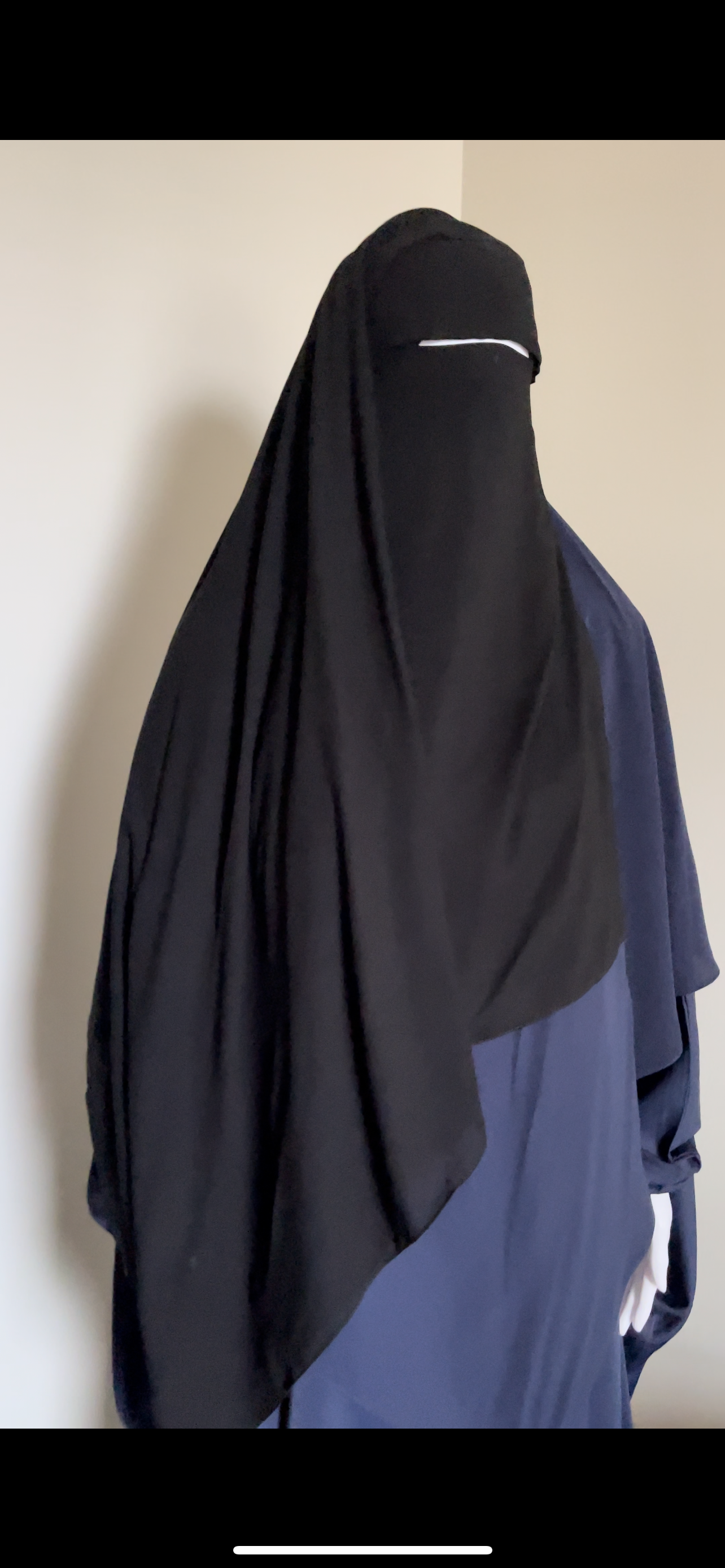 Two layer flap niqab
